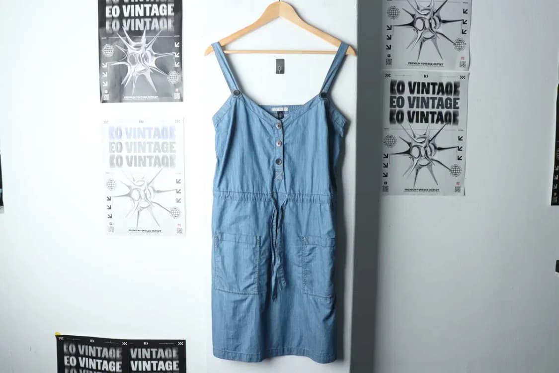 W(S) 타미힐피거 드레스 원피스 민소매 데님 청-14735 상품이미지2