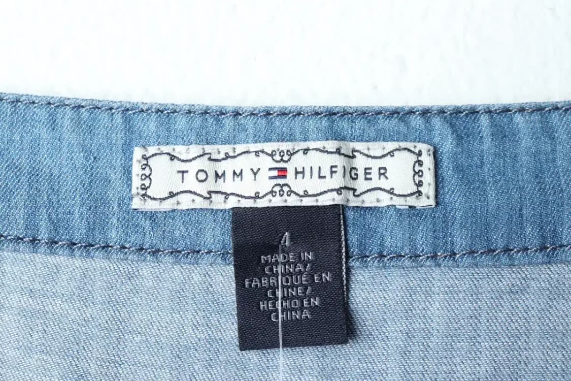 W(S) 타미힐피거 드레스 원피스 민소매 데님 청-14735 상품이미지5