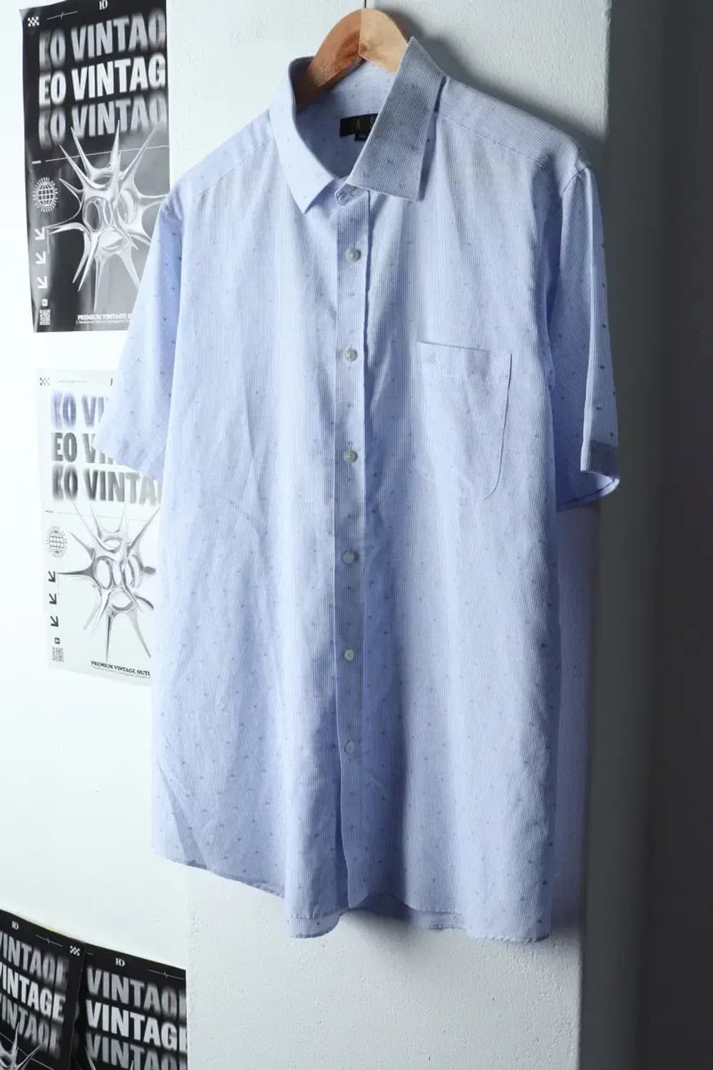 (2XL) 닥스 반팔셔츠 남방 빅사이즈 도트 여름소재-145A6 상품이미지1