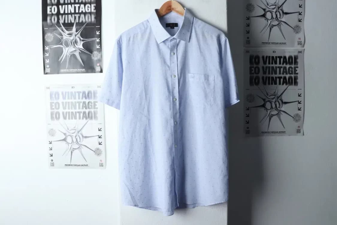 (2XL) 닥스 반팔셔츠 남방 빅사이즈 도트 여름소재-145A6 상품이미지2