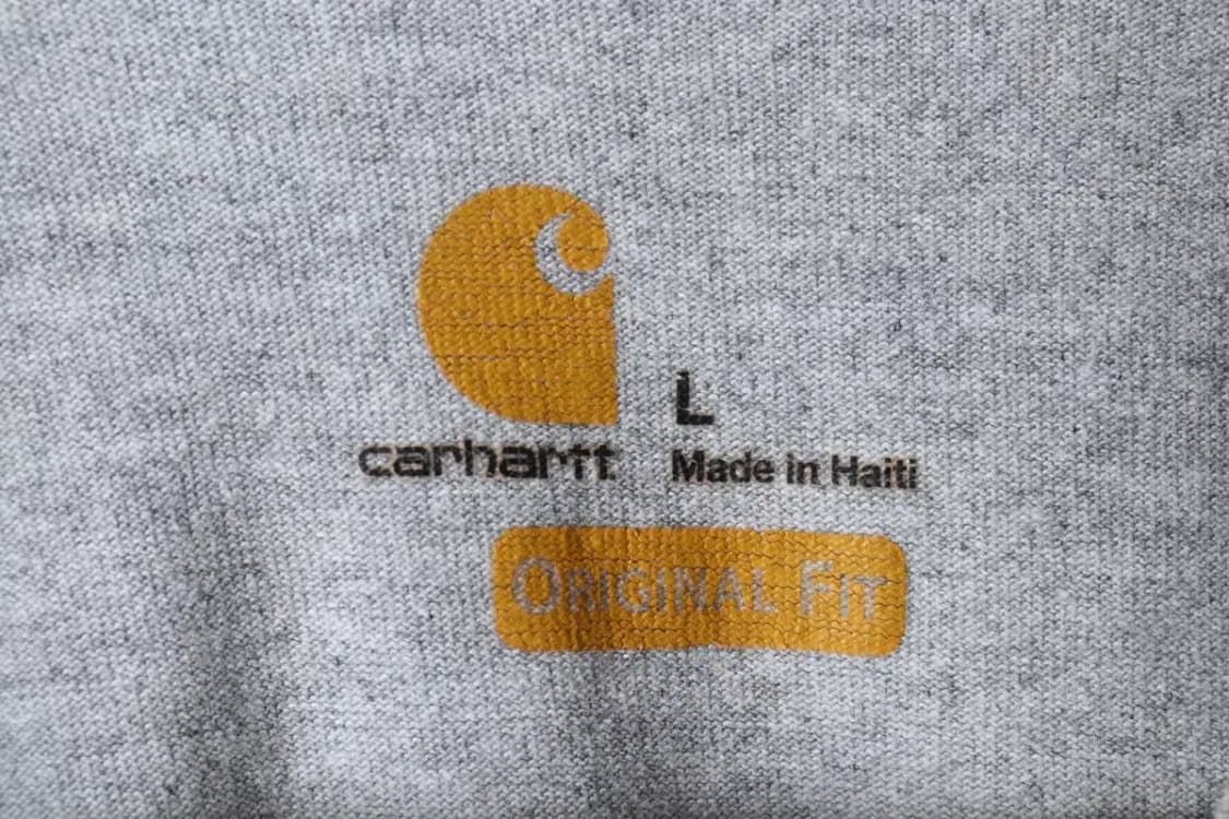 (L-2XL) 칼하트 반팔 티셔츠 그레이 포켓 올드스쿨-145B1 상품이미지6