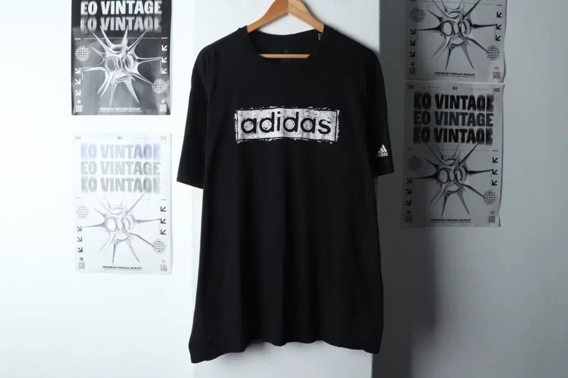 (3XL) 아디다스 반팔 티셔츠 빅사이즈 블랙 올드스쿨-145C9 상품이미지2