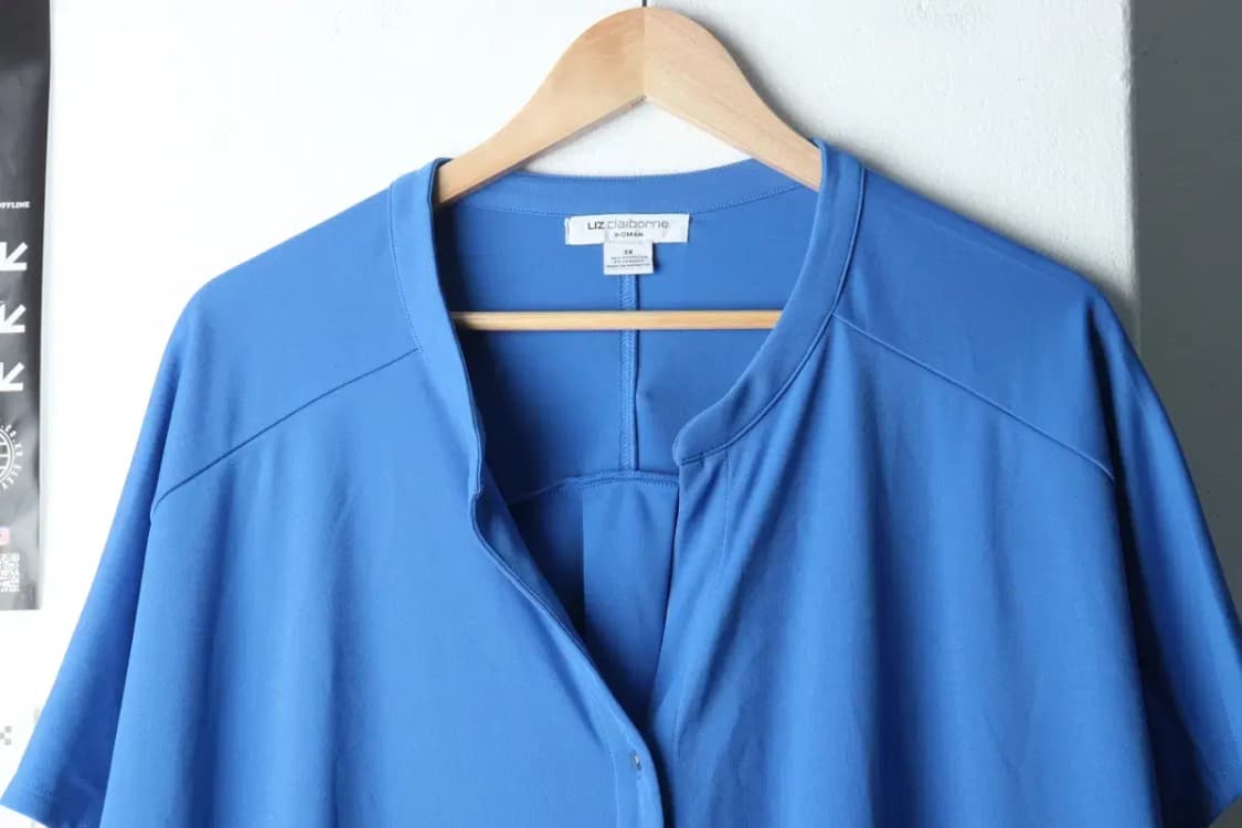 W(3XL) 브랜드빈티지 반팔 티셔츠 빅사이즈 폴리-1478E 상품이미지3