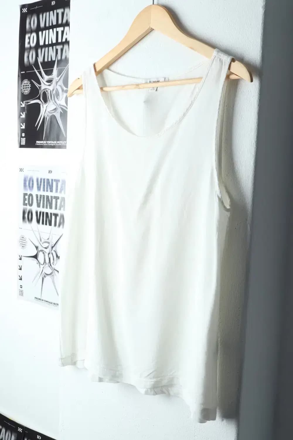 W(XL) 손정완 반팔 티셔츠 민소매 화이트-14799 상품이미지1