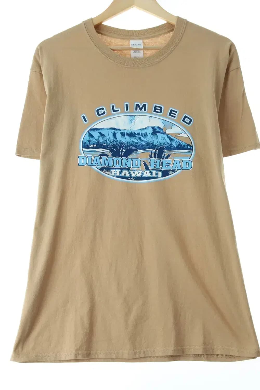 (XL) 길단 반팔 티셔츠 베이지 올드스쿨-14806 상품이미지1