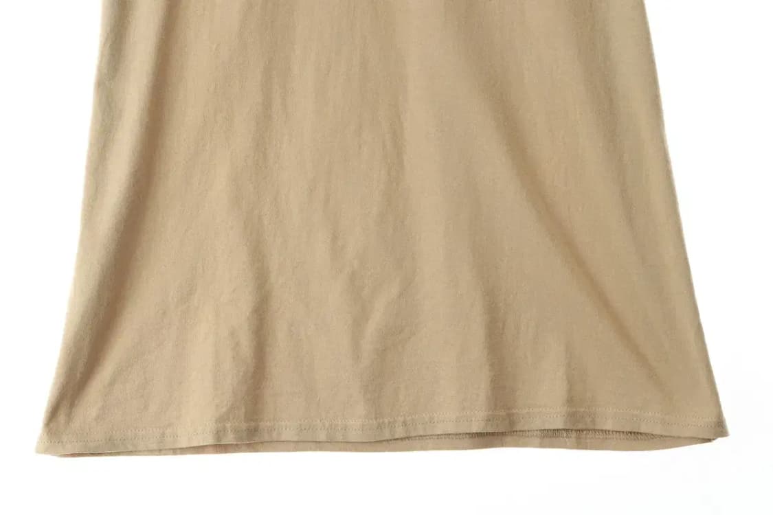 (XL) 길단 반팔 티셔츠 베이지 올드스쿨-14806 상품이미지3