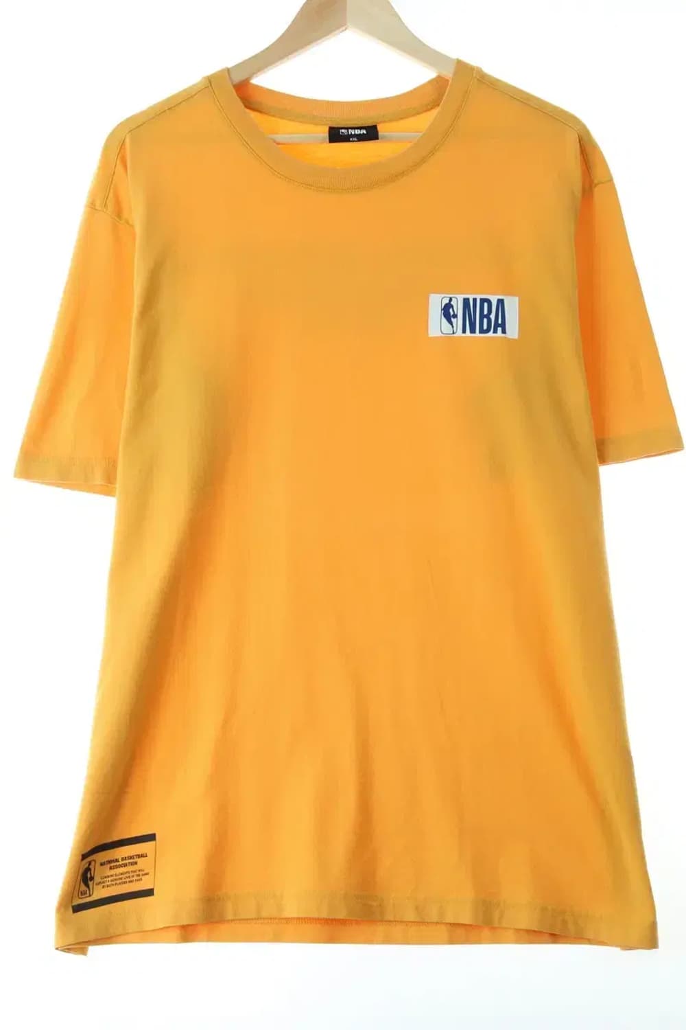 (2XL) NBA 엔비에이 반팔 티셔츠 빅사이즈 노랑 올드스쿨-1480B 상품이미지1