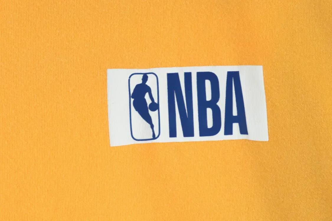 (2XL) NBA 엔비에이 반팔 티셔츠 빅사이즈 노랑 올드스쿨-1480B 상품이미지4