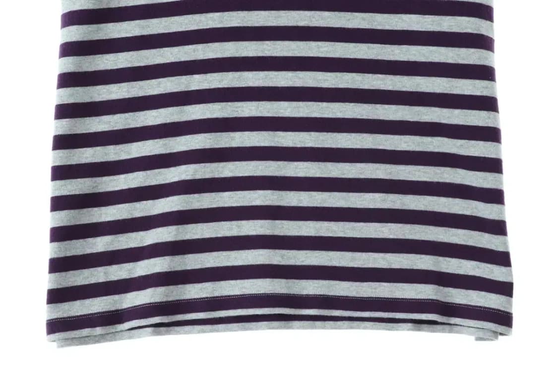W(2XL) 타미힐피거 반팔 티셔츠 브이넥 스트라이프 그레이-14816 상품이미지3