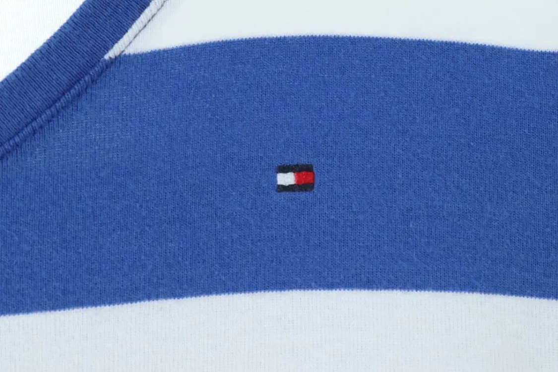 W(XL-2XL) 타미힐피거 반팔 티셔츠 빅사이즈 스트라이프-1481B 상품이미지4