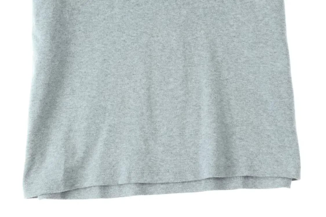 W(L-XL) 타미힐피거 반팔 티셔츠 브이넥 그레이-1481F 상품이미지3