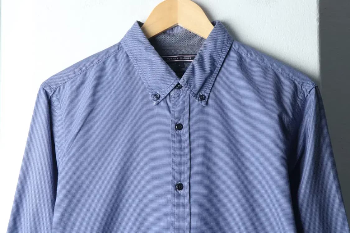 (L-XL) 타미힐피거 셔츠 남방 스트라이프 블루-149F6 상품이미지3