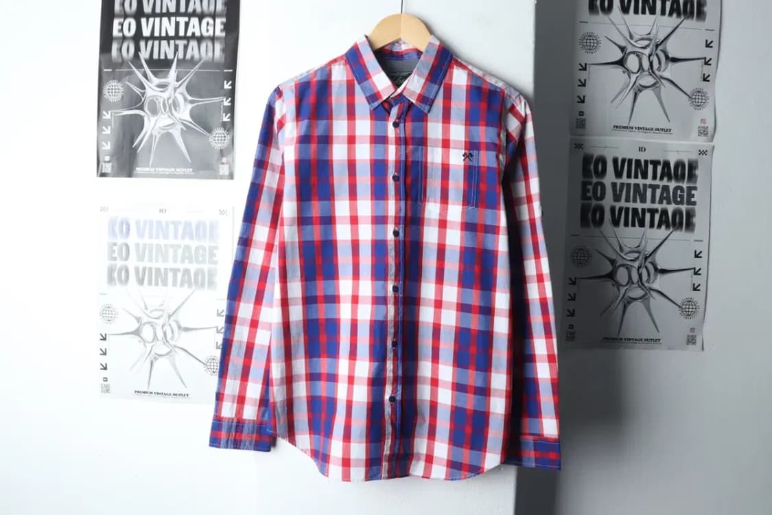 (XL) 브랜드빈티지 셔츠 남방 울리치 체크 컬러믹스-149F9 상품이미지2