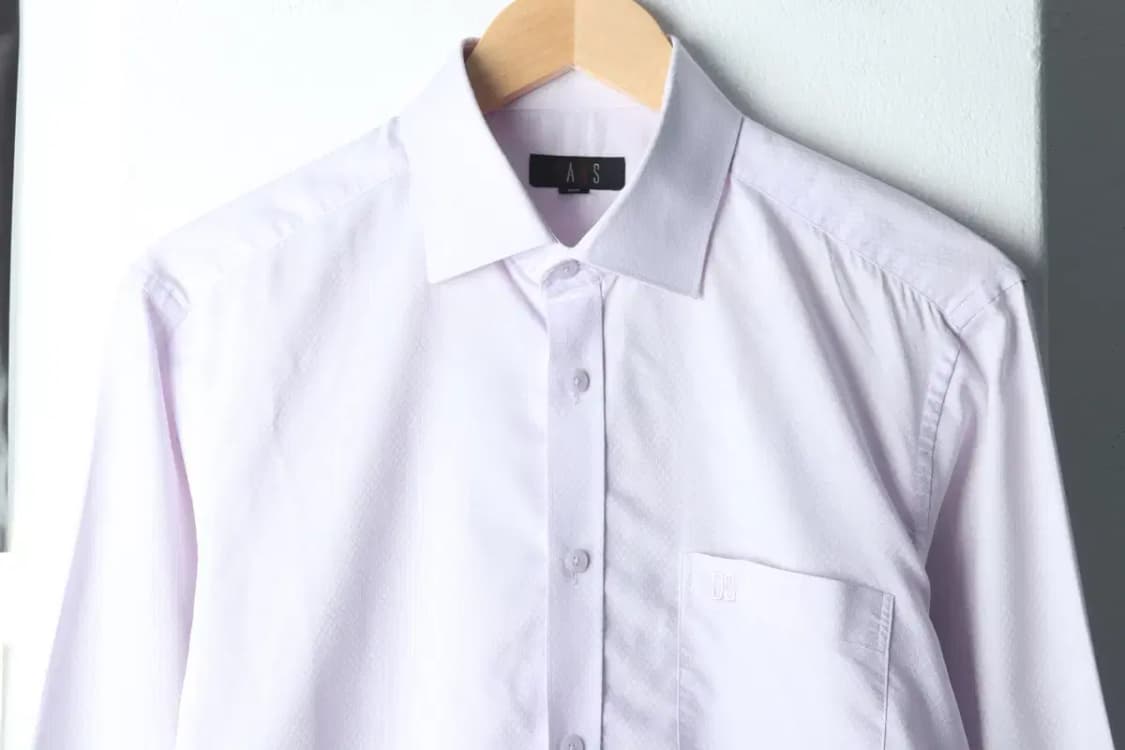 (L) 닥스 셔츠 남방 패턴 연보라-14A03 상품이미지3