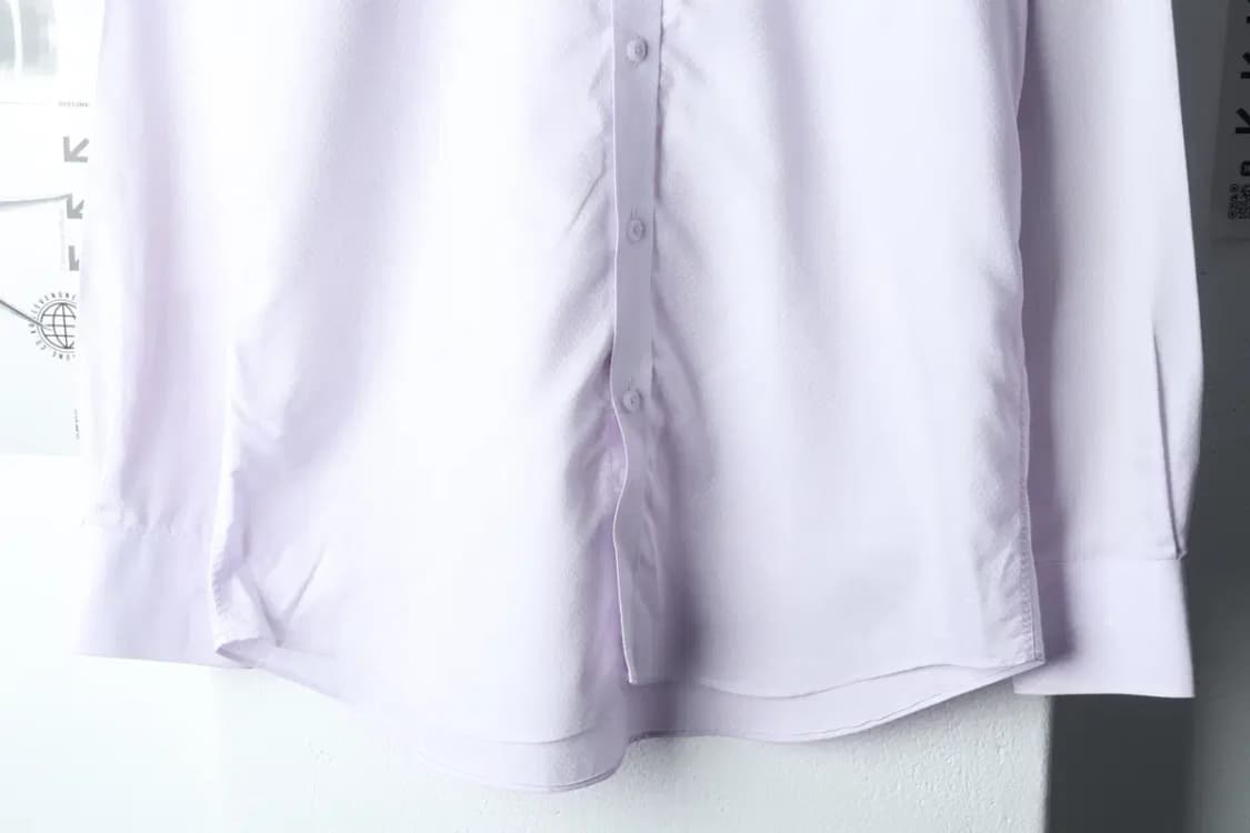 (L) 닥스 셔츠 남방 패턴 연보라-14A03 상품이미지4