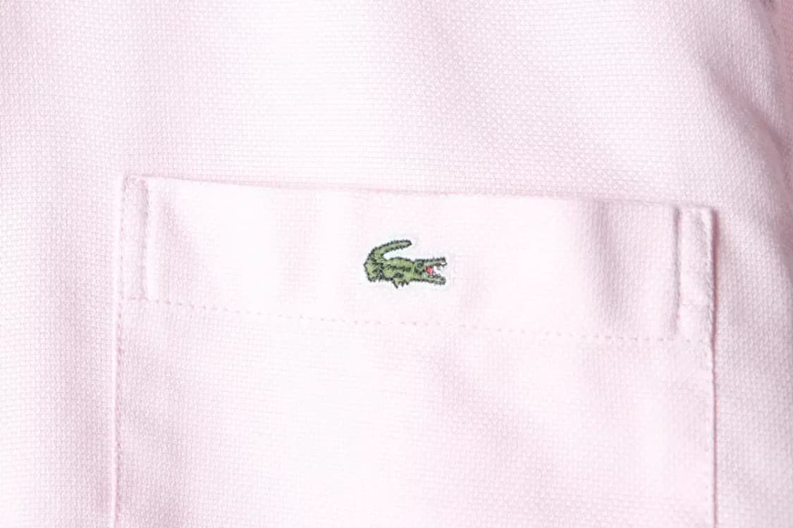 (L) 라코스테 셔츠 남방 핑크 무지-14A0D 상품이미지5