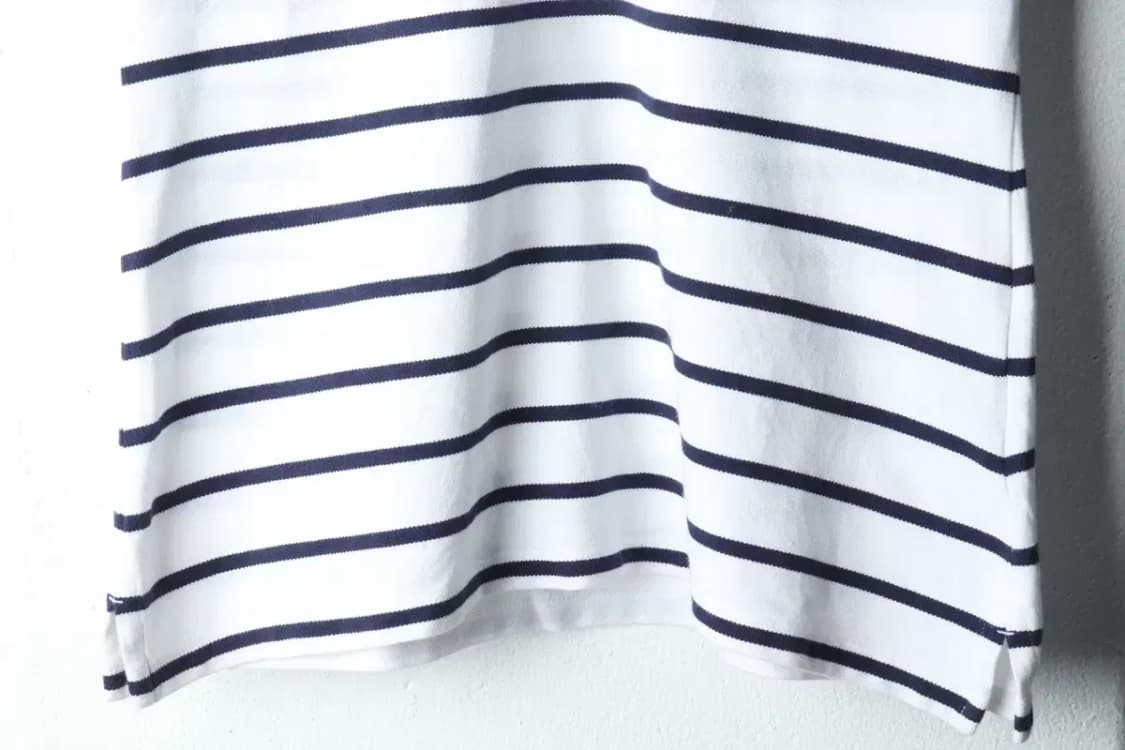 W(M-L) 타미힐피거 반팔 카라 티셔츠 스트라이프 화이트-14A0F 상품이미지4