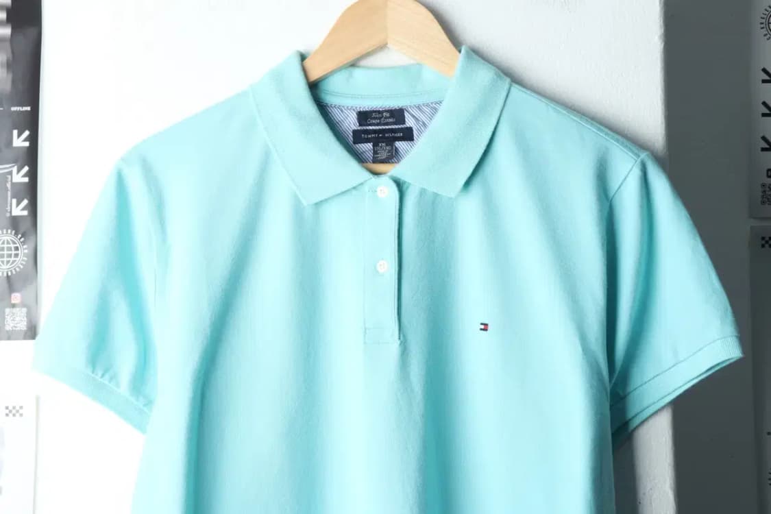 W(2XL-3XL) 타미힐피거 반팔 카라 티셔츠 빅사이즈-14A12 상품이미지3