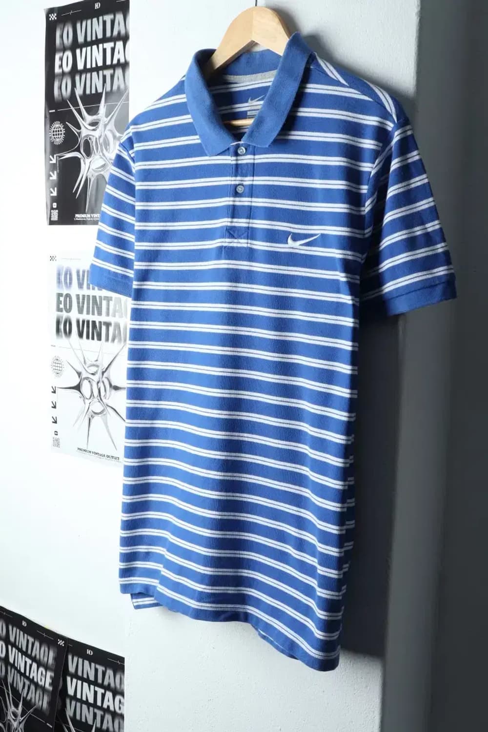 (XL-2XL) 나이키 반팔 카라 티셔츠 빅사이즈 스트라이프-14A17 상품이미지1