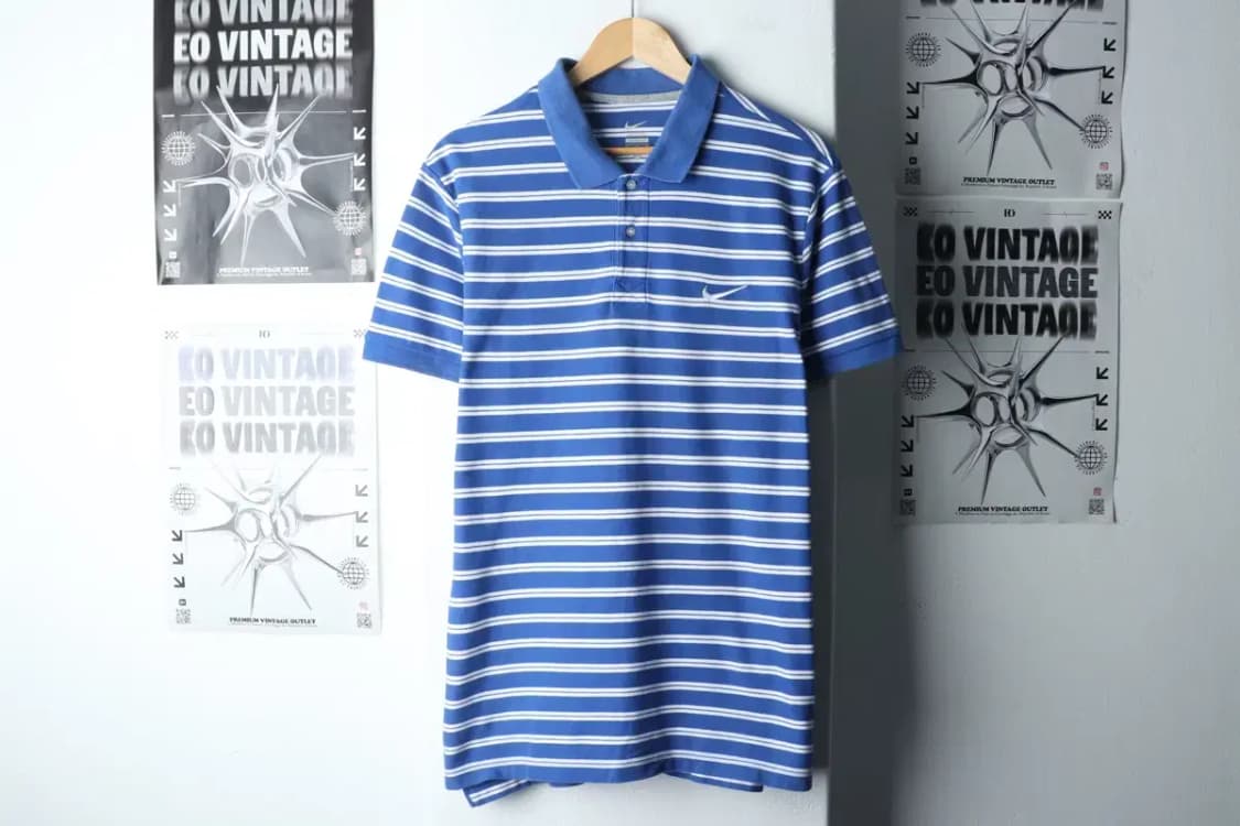(XL-2XL) 나이키 반팔 카라 티셔츠 빅사이즈 스트라이프-14A17 상품이미지2