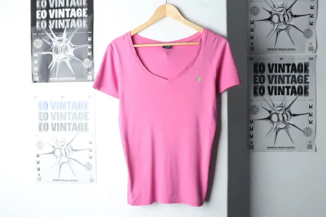 W(XL-2XL) 폴로 랄프로렌 반팔 티셔츠 빅사이즈 브이넥-14A75 상품이미지2