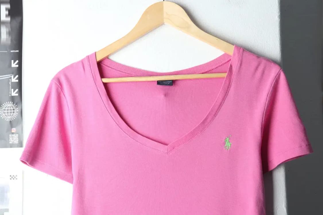 W(XL-2XL) 폴로 랄프로렌 반팔 티셔츠 빅사이즈 브이넥-14A75 상품이미지3