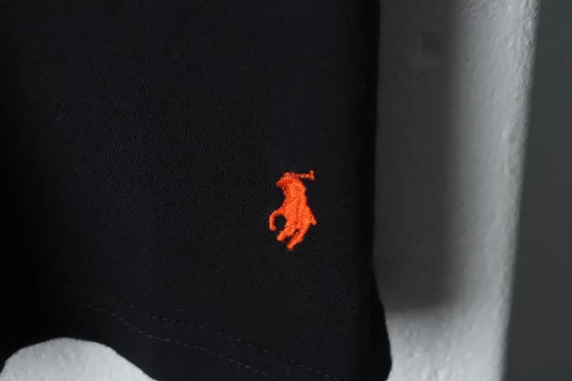 (L-XL) 폴로 랄프로렌 반팔 티셔츠 브이넥 블랙 포니-14A76 상품이미지5