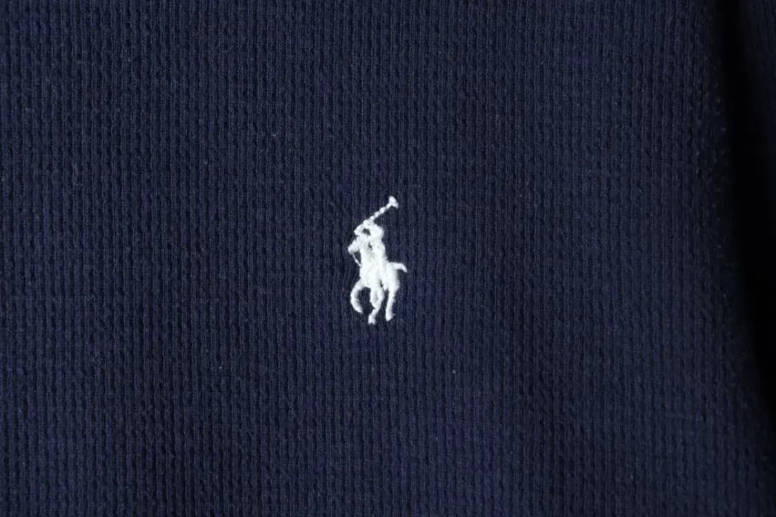 (L-XL) 폴로 랄프로렌 긴팔티셔츠 네이비 와플 포니-14A7B 상품이미지5