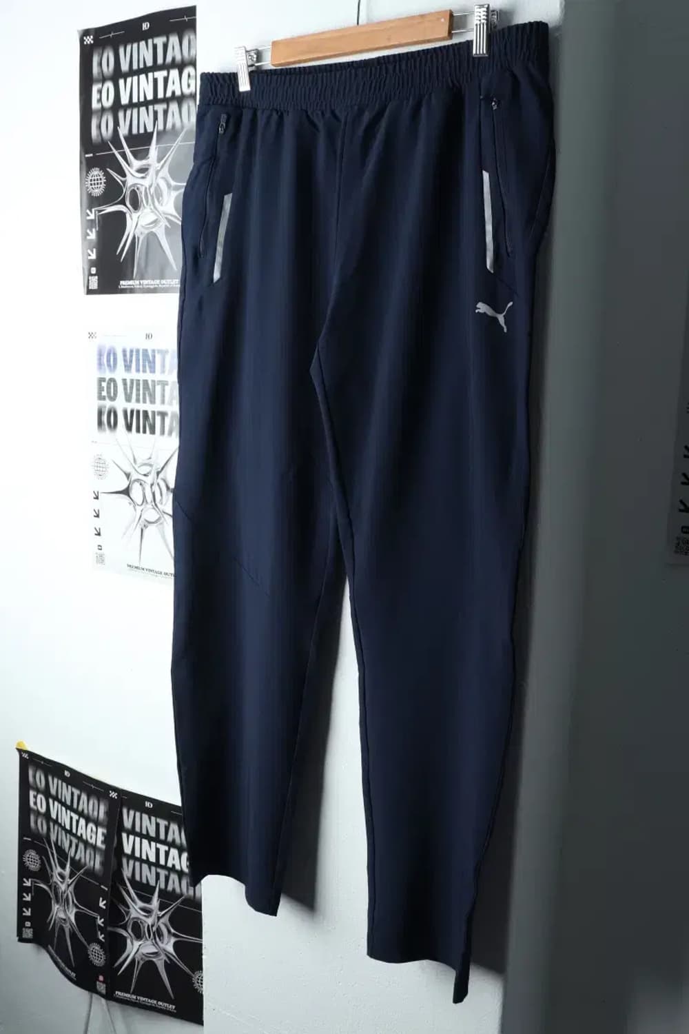 (2XL) 퓨마 트레이닝복 바지 빅사이즈 네이비 폴리-1F6E 상품이미지1