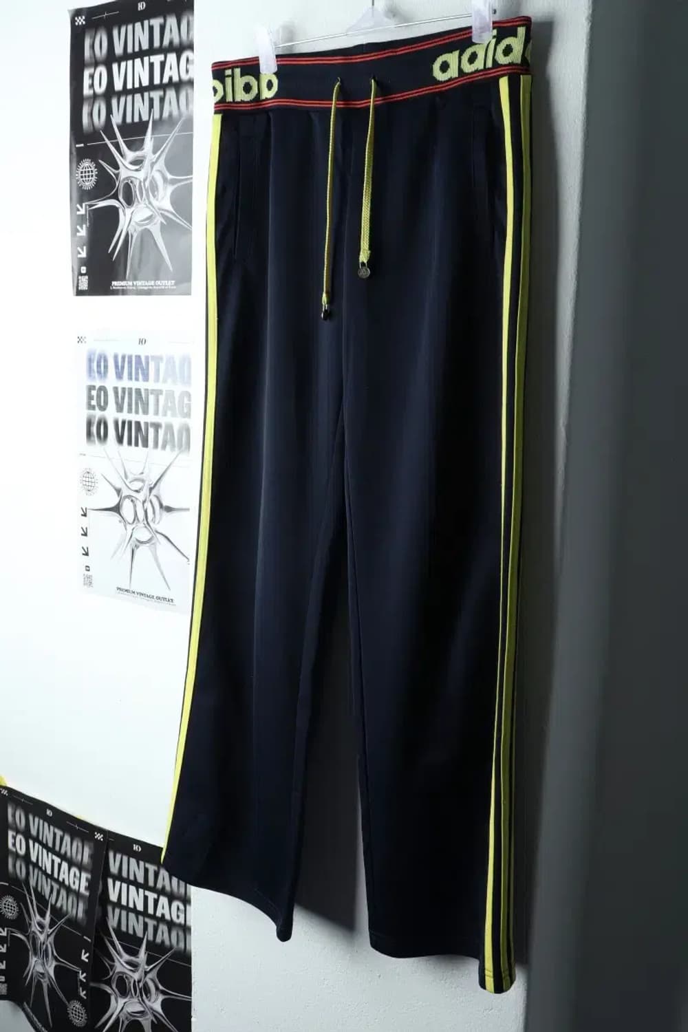 W(M) 아디다스 트레이닝복 바지 네이비 삼선 올드스쿨-1F74 상품이미지1