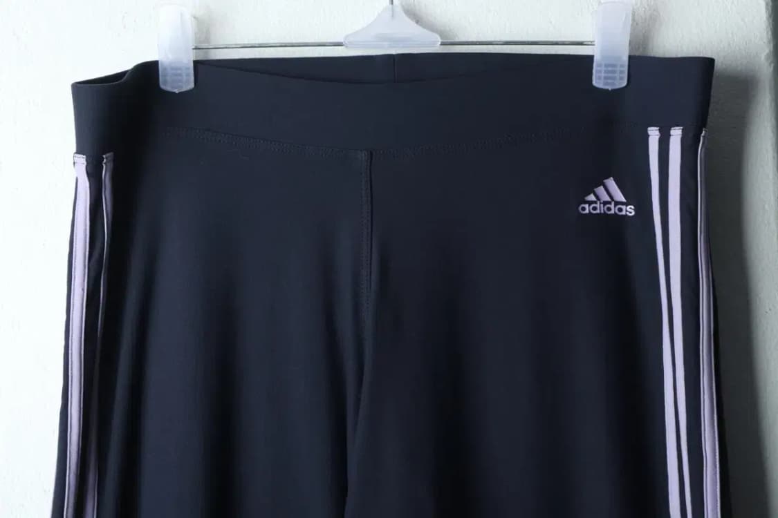 W(L-XL) 아디다스 트레이닝복 바지 네이비 삼선-1F77 상품이미지3