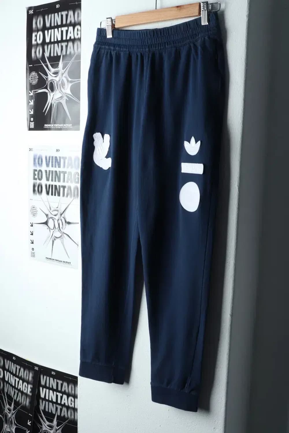 (XL) 아디다스 트레이닝복 바지 네이비 올드스쿨-1FC0 상품이미지1