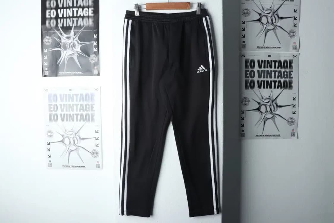 W(XS) 아디다스 트레이닝복 바지 약기모 블랙 삼선-1FD0 상품이미지2