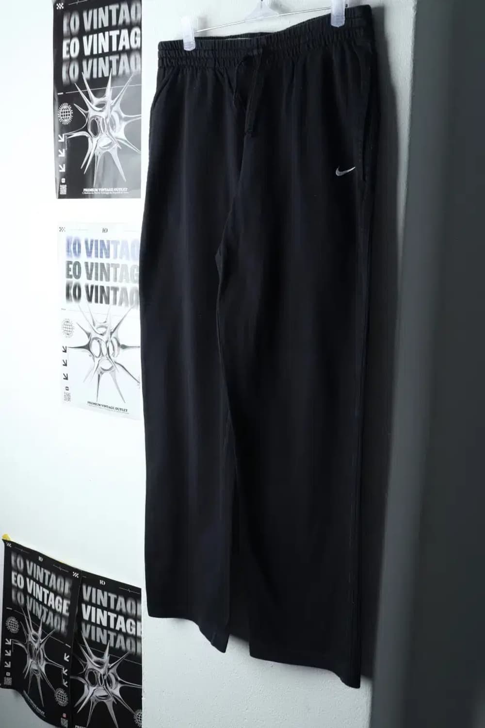 (S) 나이키 트레이닝복 바지 블랙 와이드핏-1FD9 상품이미지1