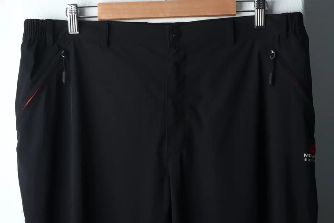 (2XL) 브랜드빈티지 트레이닝복 바지 빅사이즈 등산 블랙-1FDD 상품이미지3