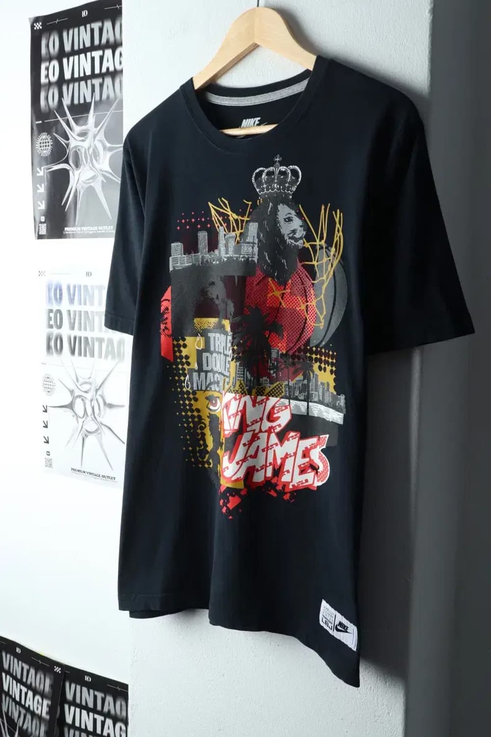 (L-XL) 나이키 반팔 티셔츠 르브론제임스 한정판-14B38 상품이미지1