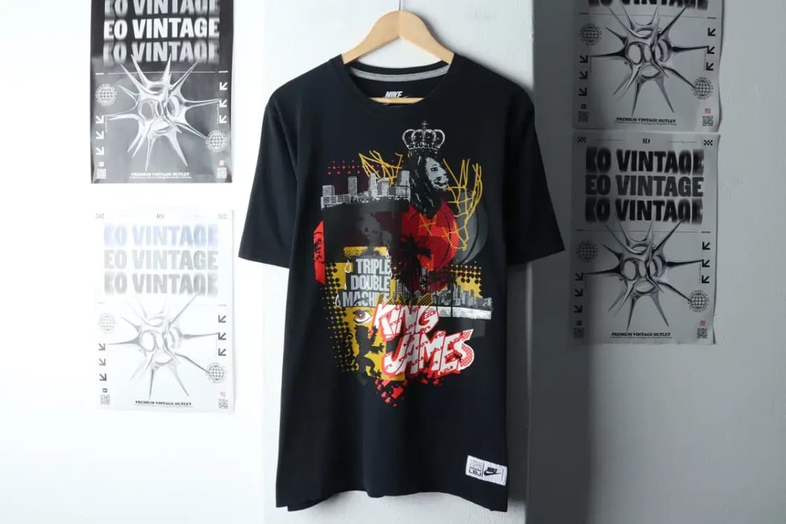 (L-XL) 나이키 반팔 티셔츠 르브론제임스 한정판-14B38 상품이미지2