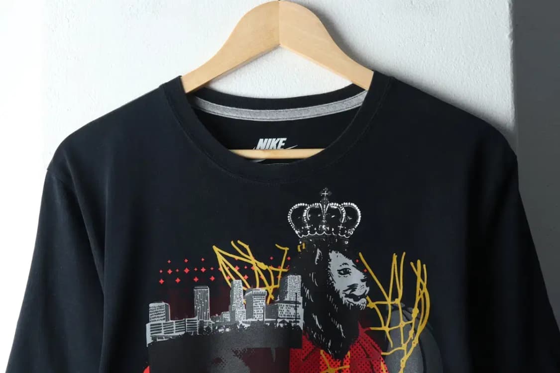 (L-XL) 나이키 반팔 티셔츠 르브론제임스 한정판-14B38 상품이미지3