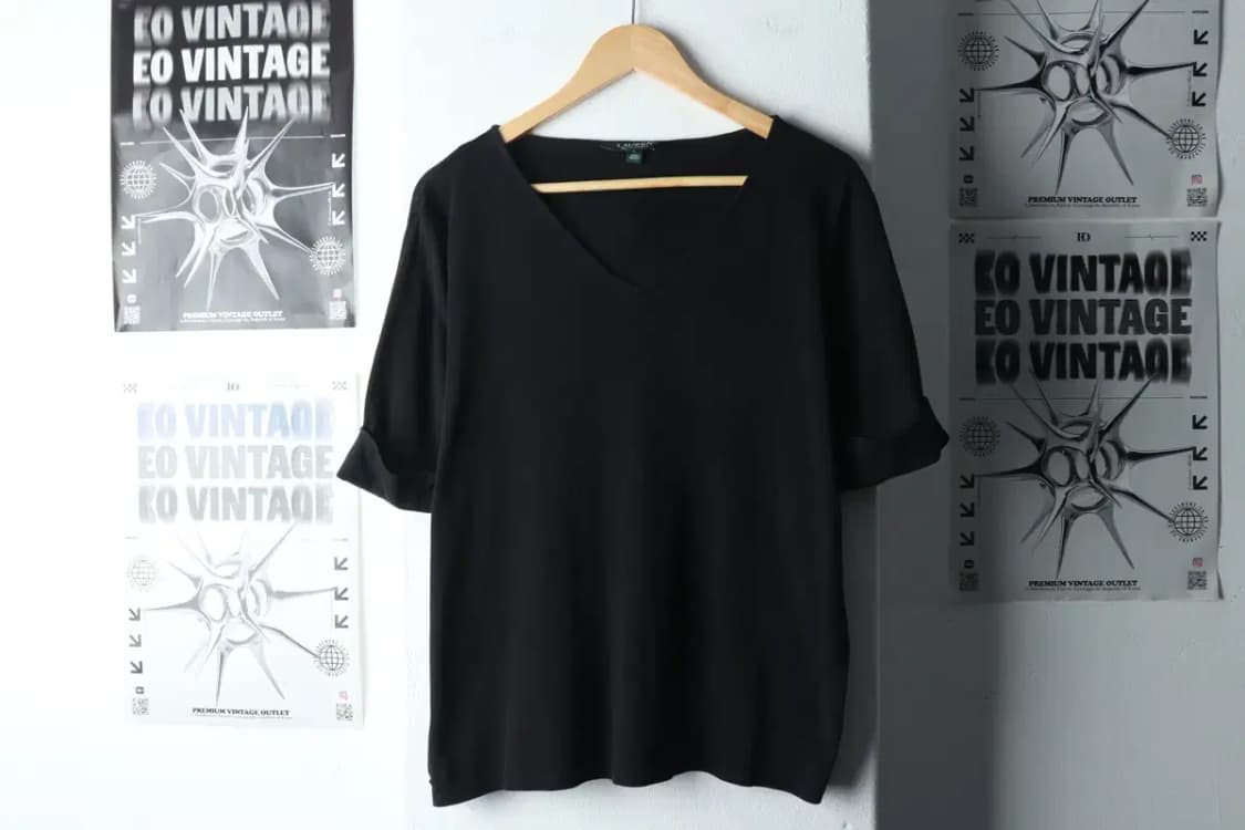 (XL-2XL) 폴로 랄프로렌 반팔 티셔츠 빅사이즈 브이넥-14B42 상품이미지2