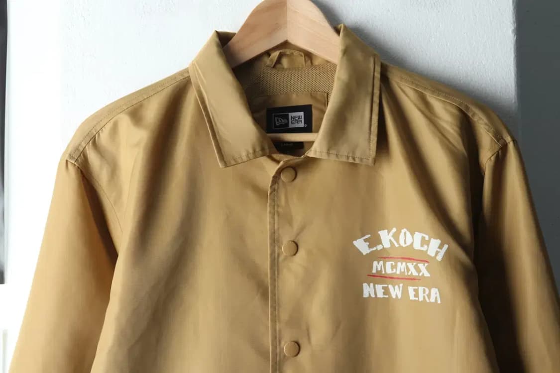 (L-XL) 뉴에라 바람막이 야구점퍼자켓 블루종 코치 브라운-14AF1 상품이미지3