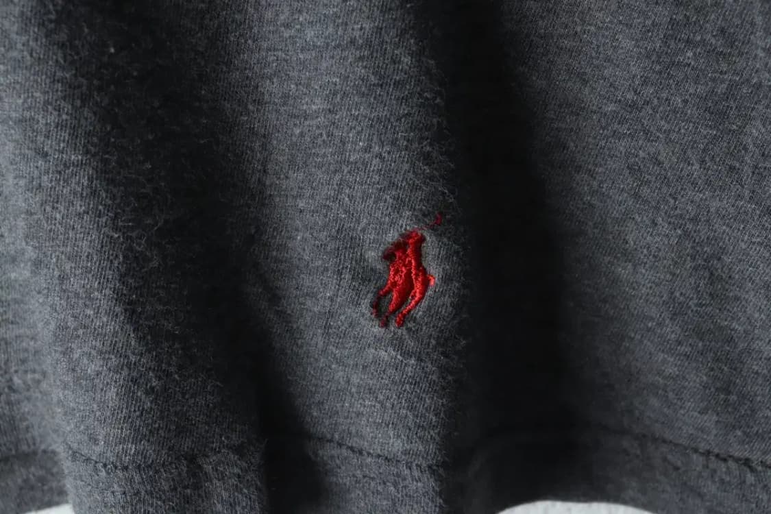 (M-L) 폴로 랄프로렌 반팔 티셔츠 그레이 레드포니-14AFE 상품이미지5