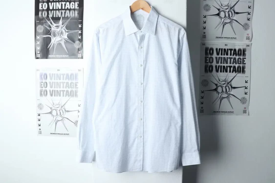 (2XL) 브룩스브라더스 셔츠 남방 체크 연블루-14BD8 상품이미지2