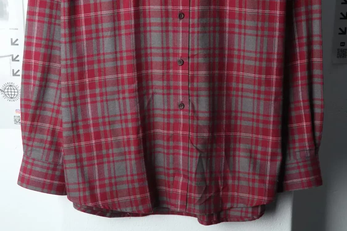(2XL) 루이가또즈 셔츠 남방 빅사이즈 체크 그레이-14BDC 상품이미지4