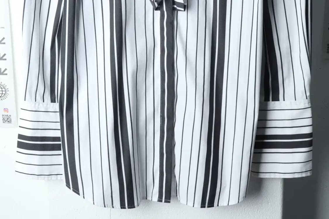 W(XL) 브랜드빈티지 셔츠 남방 앤테일러 스트라이프-14BE3 상품이미지4