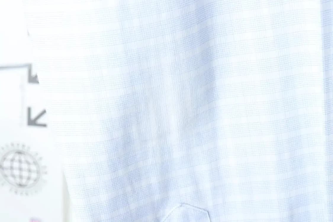 (M) 휴고보스 셔츠 남방 체크 연블루-14BE6 상품이미지5