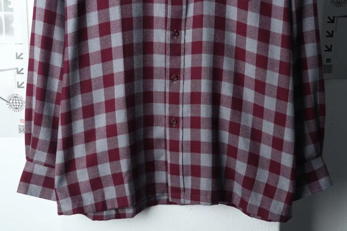 (2XL) 레노마 셔츠 남방 빅사이즈 체크 플란넬-14BF2 상품이미지4
