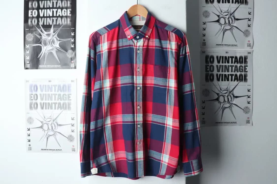 (XL) 브랜드빈티지 셔츠 남방 세컨드무브 체크-14BF9 상품이미지2