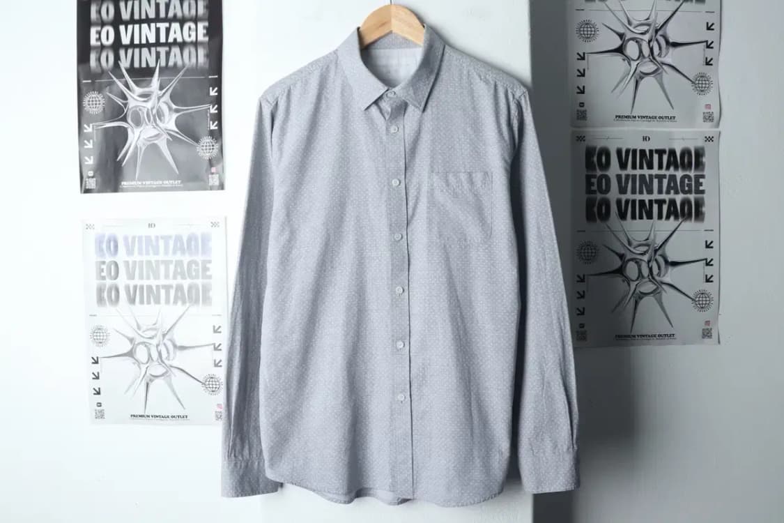(2XL) 커스텀멜로우 셔츠 남방 빅사이즈 도트 패턴-14BFA 상품이미지2