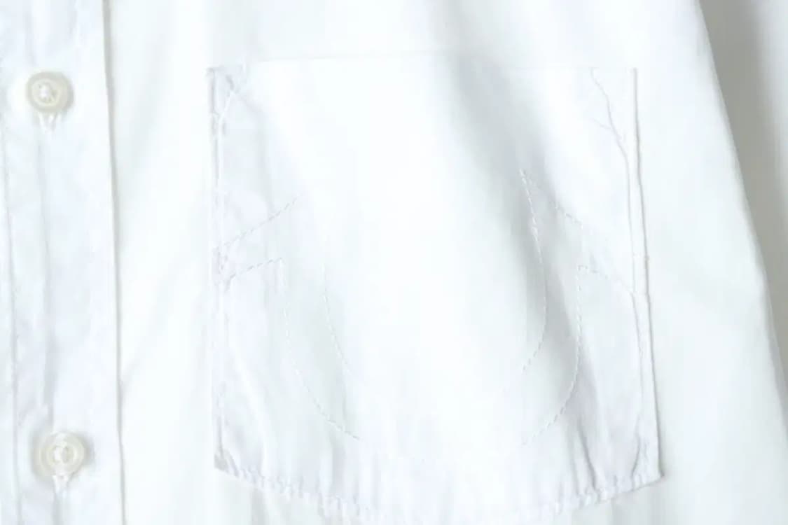 (S-M) 트루릴리젼 셔츠 남방 화이트 무지 솔리드-14C02 상품이미지5