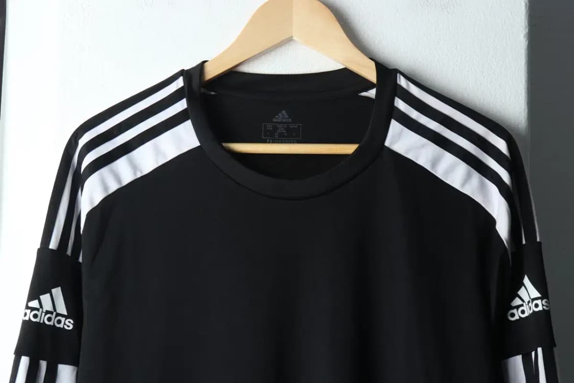 (3XL) 아디다스 긴팔티셔츠 빅사이즈 축구 검흰-14C82 상품이미지3